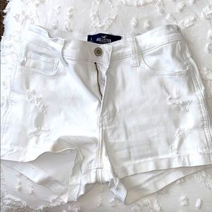 White Denim Hollister Shorts - Size 3